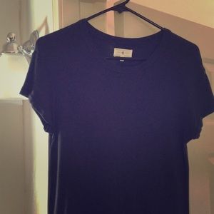 Navy T-shirt dress